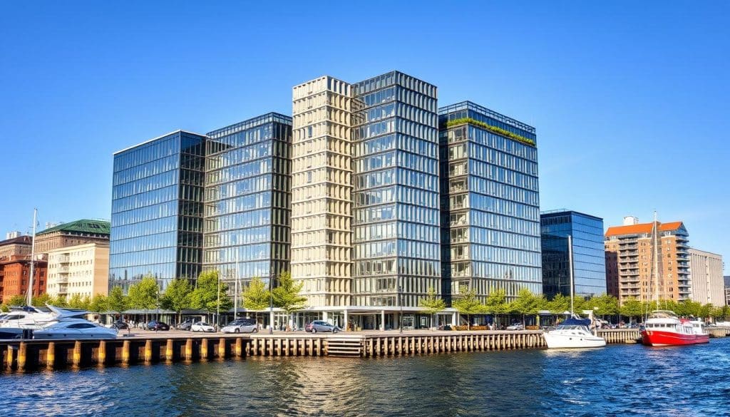 Copenhagen business district representing Denmark's business environment for 2025-2026