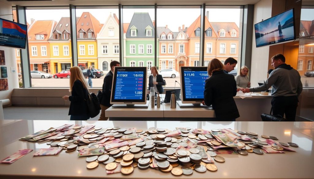 Currency exchange in Latvia