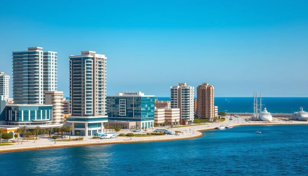 Limassol business district representing Cyprus's business environment for 2025-2026