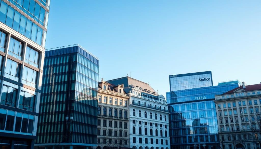 Vienna business district representing Austria's business environment for 2025-2026
