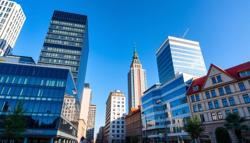 Zagreb business district representing Croatia's business environment for 2025-2026