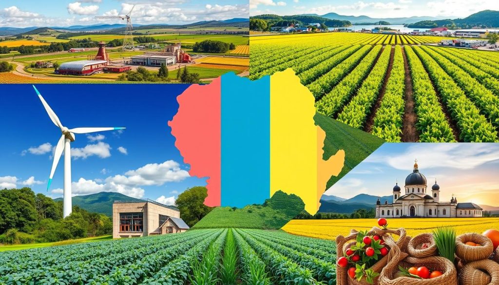 key industries Romania